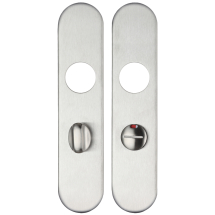 Radius Cover plate for 19 mm and 22mm RTD Lever on Backplate - Bathroom 57mm