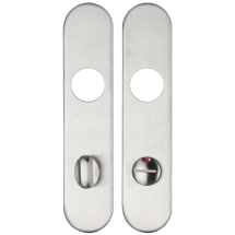 Radius Cover plate for 19 mm and 22mm  RTD Lever on Backplate - Din Bathroom/78mm Centres