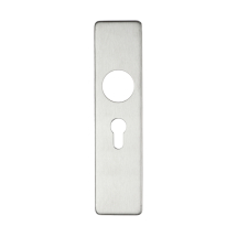 Cover plate for 19 mm RTD Lever on Short Backplate - Euro Profile 47.5mm - 45mm x180mm