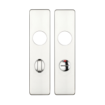 Cover plate for 19 mm RTD Lever on Short Backplate - Bathroom 57mm - 45mm x 180mm PSS