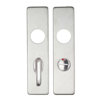 Cover plate for 19 mm RTD Lever on Short Backplate - Bathroom 57mm - 45mm x 180mm
