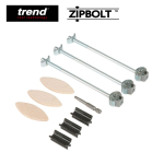 Trend ZIPBOLT Slimline Worktop connector kit (36-40mm) Trend ZIPBOLT Slimline Worktop connector kit (36-40mm)