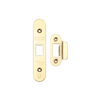 Spare Acc Pk for UK Flat Latch - contains Radius Forend, Str