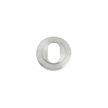 Oval Profile Escutcheon - 50mm Dia