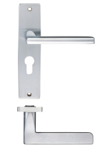 Venice Lever Euro Lock (47.5mm c/c) On Backplate - 180x43mm