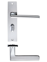 Venice Lever Bathroom (57mm c/c) On Backplate - 180x43mm