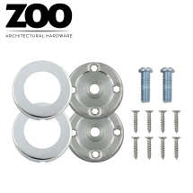 Rose Pack - 2 x Push on Roses - Suitable for SS304 19mm, 22mm and 30mm  - Polished