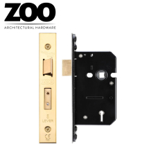 5 Lever Sash Lock - 64mm C/W P VD Forend and Strike - Keyed A