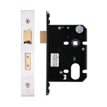 Oval Profile Sash Lock - 76mm C/W SS Forend and Strike